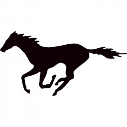 Sticker Galloping Horse -...