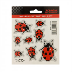 Aufkleber Lady Bug - 11x10,5cm