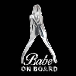 Nikkel Sticker 'BABE ON...