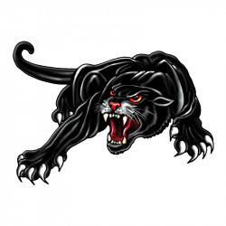 Sticker Panther -zwart -...