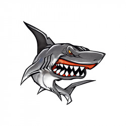 Sticker Shark II - 11x10,5cm