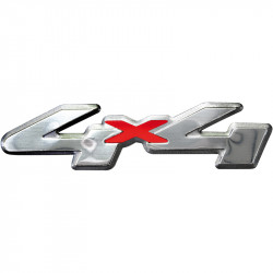 Aluminum Emblem/Logo - 4x4...