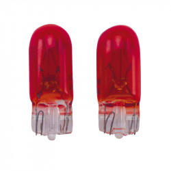 T-10 12V/5W Lampen 12V Rood...