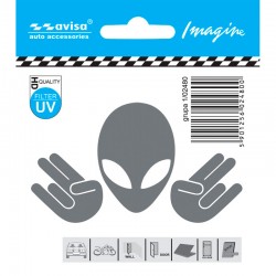 Auto Tattoo Sticker UFO -...